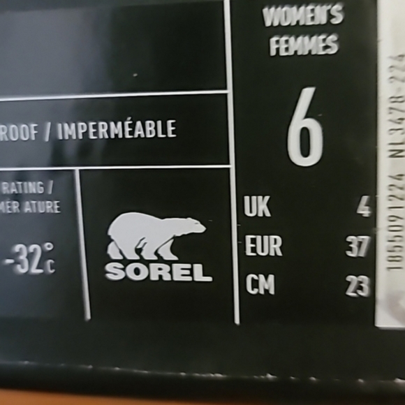 SOREL 1964 CVS Waterproof Snow Boot Size 6 - Picture 11 of 14